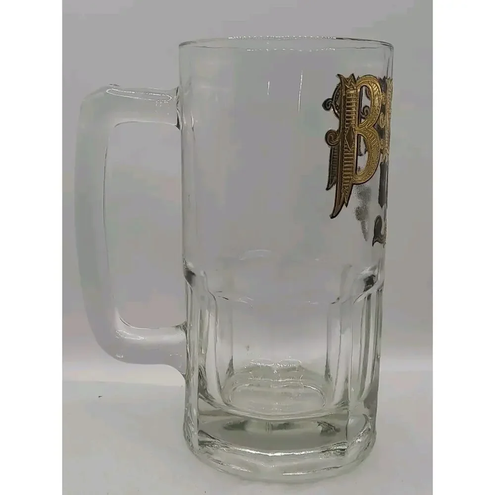 Vintage Culver‎ Beer 5 cent Extra Large 1-Liter Beer Stein Gold Lettering